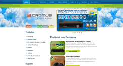Desktop Screenshot of antenascromus.com.br