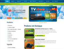 Tablet Screenshot of antenascromus.com.br